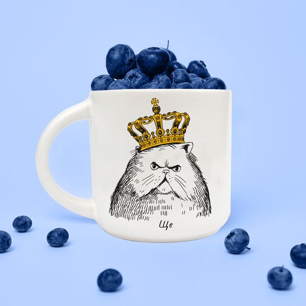 Чашка "Кот в короне"